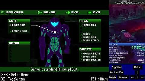 AM2R 1.5.2 Fusion Rando 100% [Set seed] in 1:11:32 RTA