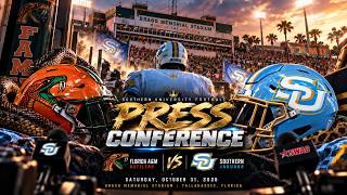 Information Southern University Football vs FAMU Press Conference with Coach Marshall Faulk Update