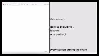 Proctored Assessment Instructions