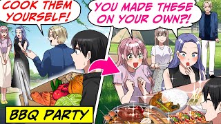 My Coworker Makes Me Do the Cooking at Our Office BBQ! But the Ladies Come Over...[RomCom Manga Dub]