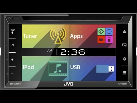Обзор JVC KW V320BT в автомобиле