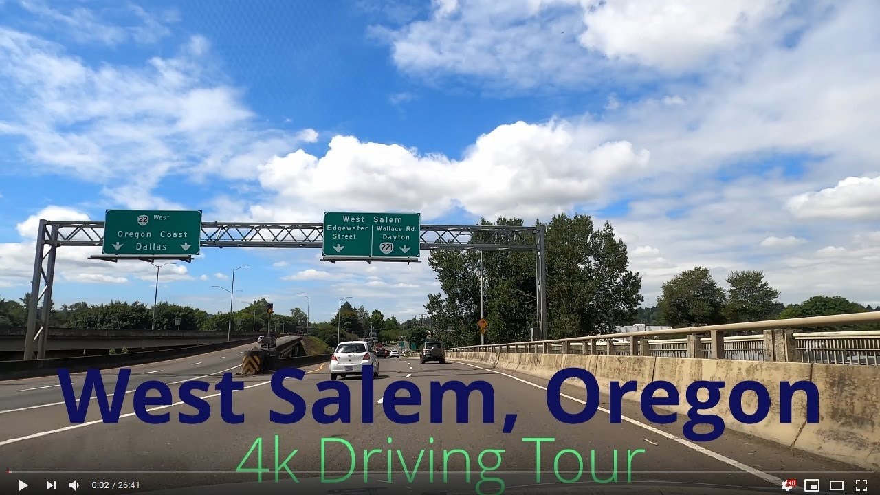 West Salem, Oregon 4k Driving Tour YouTube