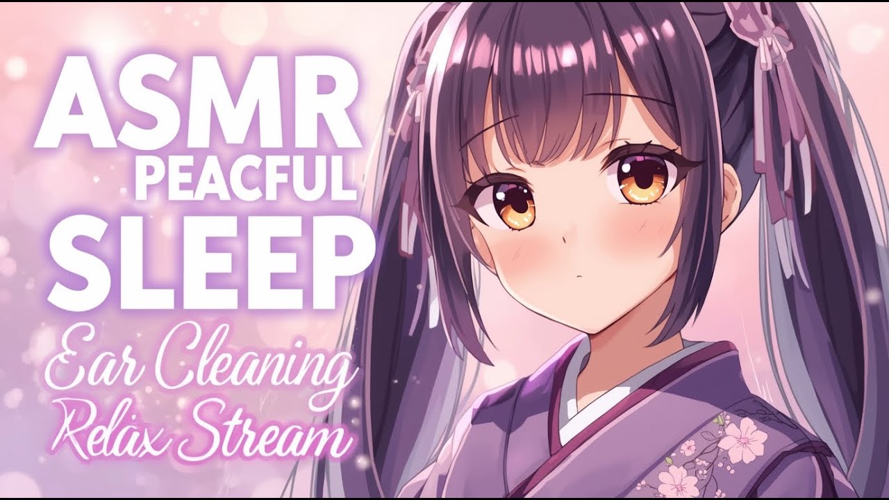 〚ASMR LIVE〛耳かき Ear Cleaning ♡ Sleep & Relax 🌙 Whisper / 吐息 / Healing Sounds 〚VTuber Hikari Ch. 陽光〛