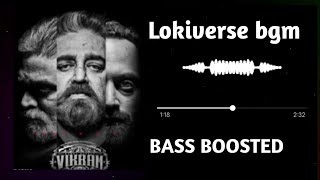Lokiverse bgm (vikram) BASS BOOSTED Use 🎧 Hetphone power bass and 8D