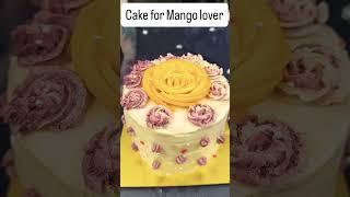 Mango cake for Mango lover 🍥 #mangocake #chocolatecake #cake #mangoseason #seasonal #reels #shorts