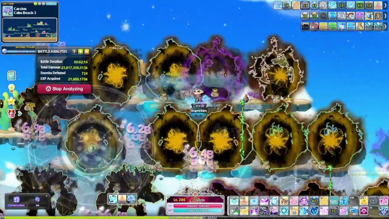 Buccaneer - Carcion: Calm Beach 3 - 19200 kills/hr