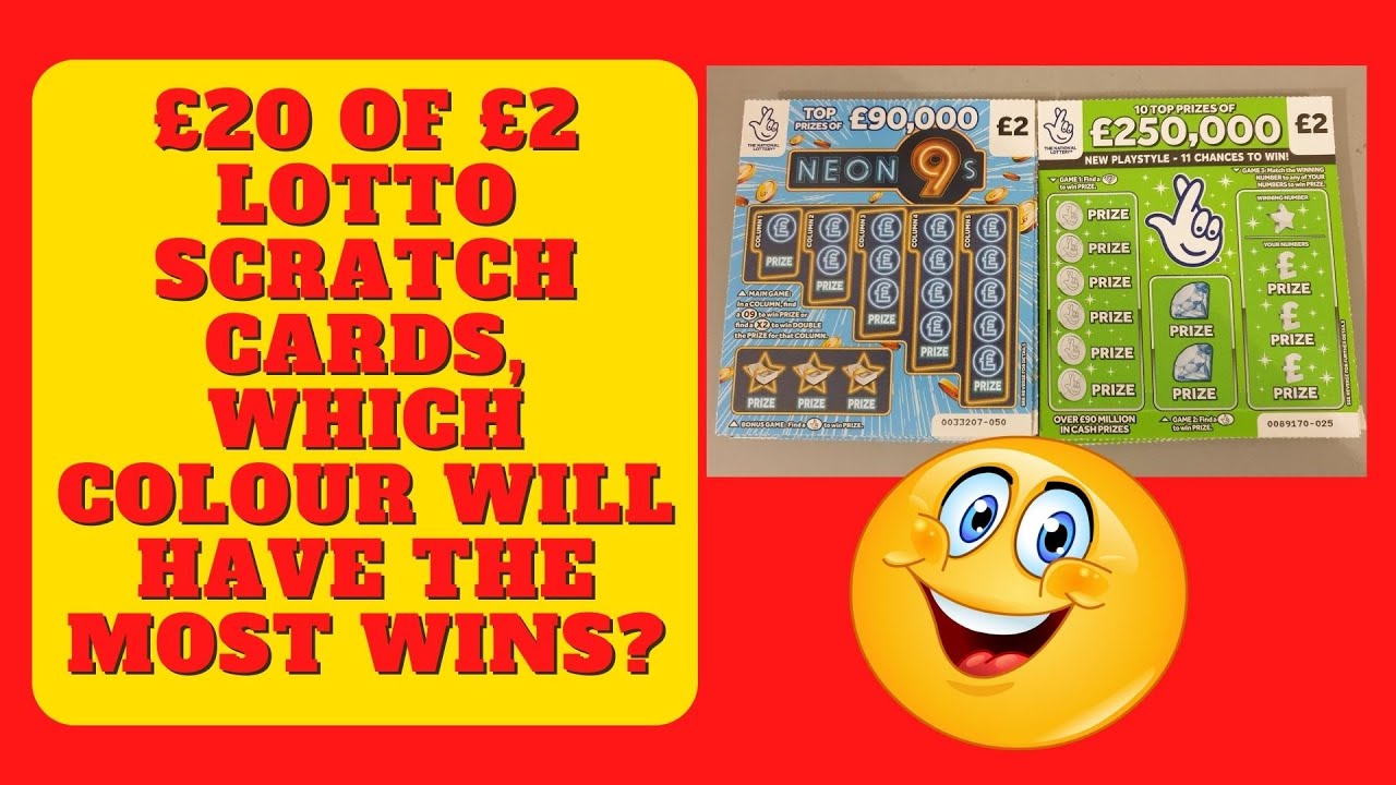 £20 mix of 2 different lotto scratch cards. How many of these 10