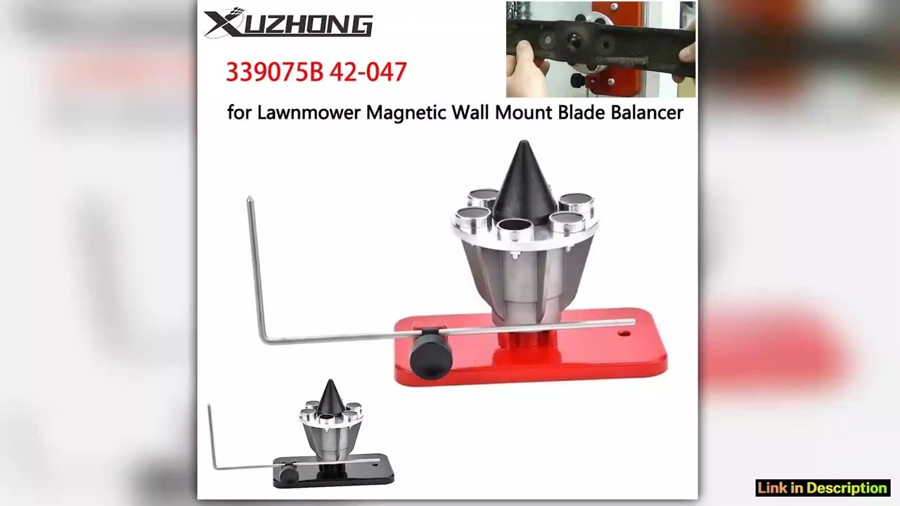339075B 42047 Mower Blade Balancer Replace Lawn for Lawnmower Magnetic Wall Mount Blade Balancer Sp