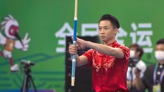 Wu Zhaohua's 1st place gunshu - 14th All China Games - Wushu Taolu