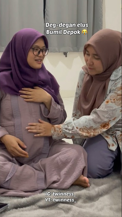 PERJUANGAN SI KEMBAR GA SIA-SIA, TERHARU BANGET BISA ELUS PERUT BUMIL🥺😭 #twinness_#adayinourlife