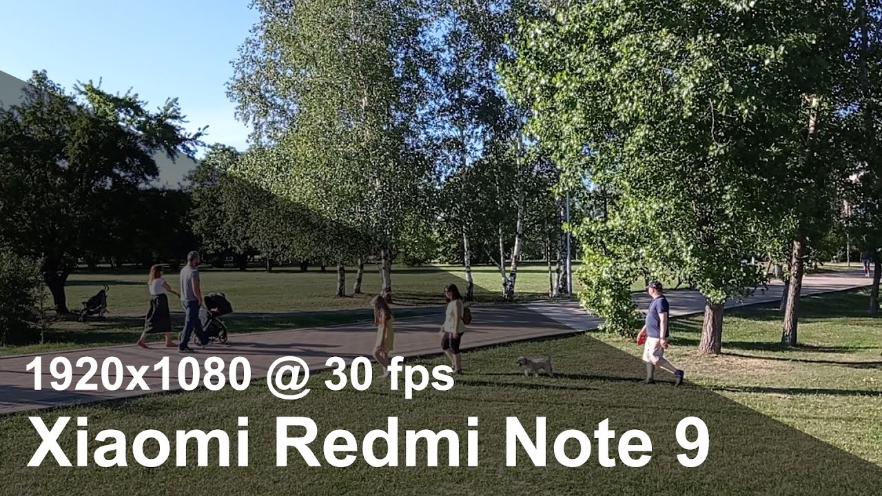 Xiaomi Redmi Note 9 - Full HD (1080p) 30 fps camera video sample