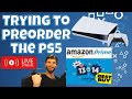 PS5 Preorder Live Stream - Amazon Prime Day and Best Buy