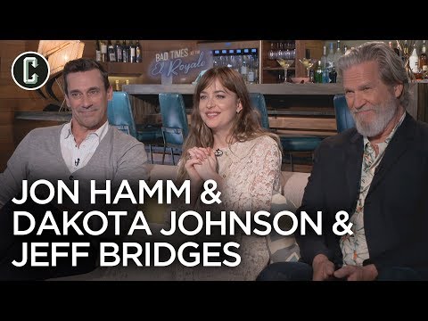 Jon Hamm, Dakota Johnson and Jeff Bridges on Bad Times at the El Royale Incredible Tracking Shot