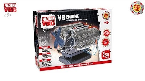 Machine Works - V8 Engine. Engine Model Demo