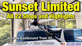  Amtrak Train Ride  All 22 Stops Complete Trip Report Laxnol