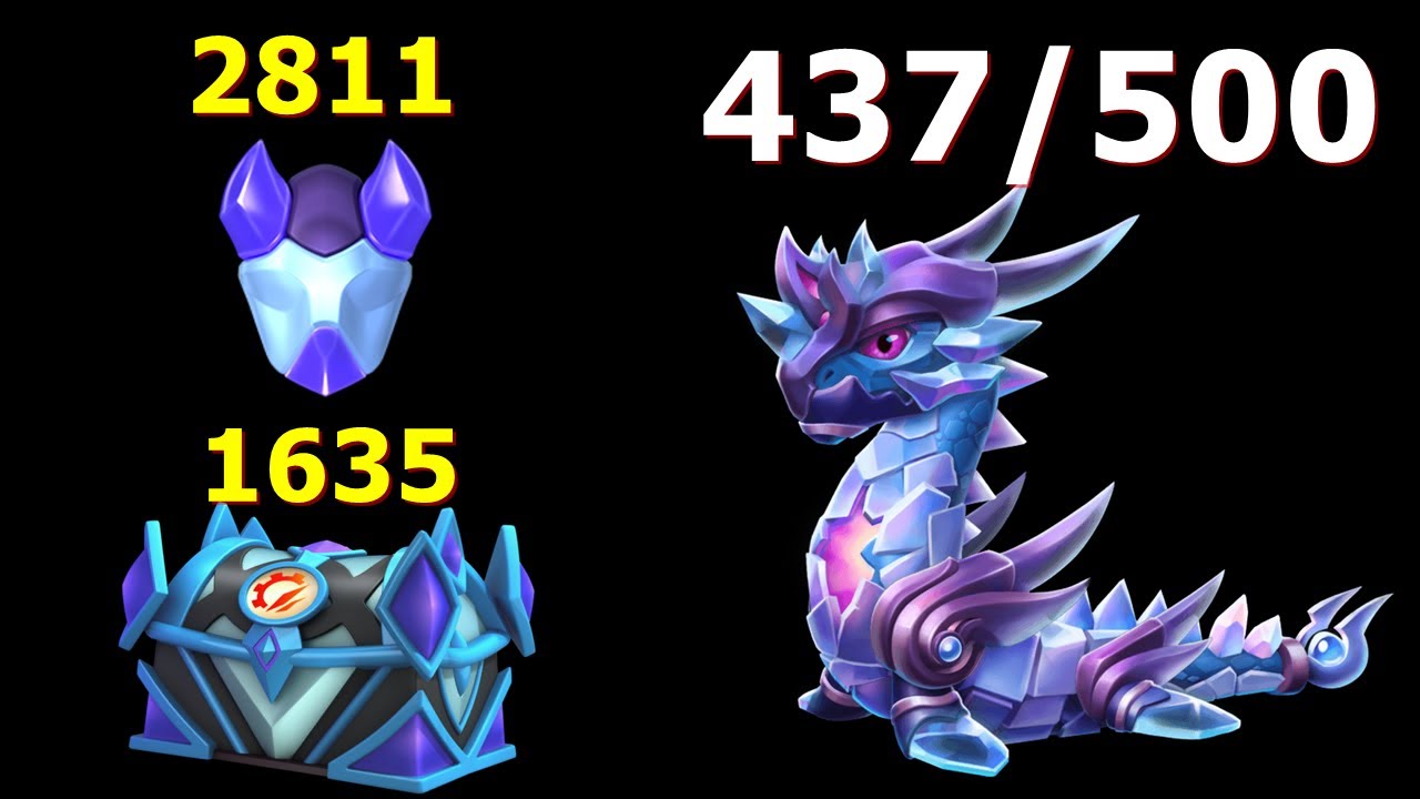 437/500 Icebreaker dragon piece | Opened total 1635 Tyrant chest