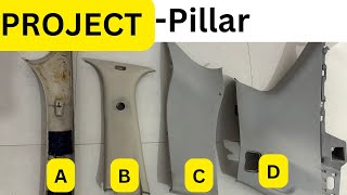 Pillar Trims | Automobile Pillars | Interior Design #project #plastictrim Training call 9657062890