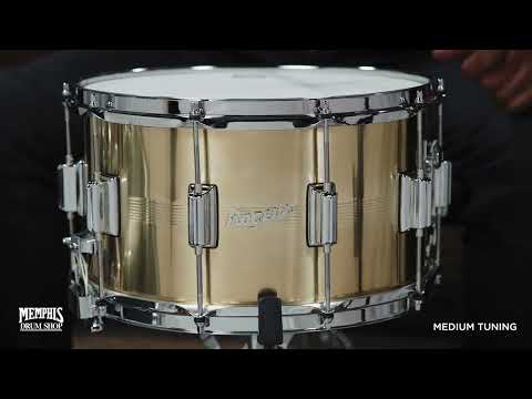 Rogers 14x8 Dyna-Sonic B7 Brass Snare Drum (38BN)