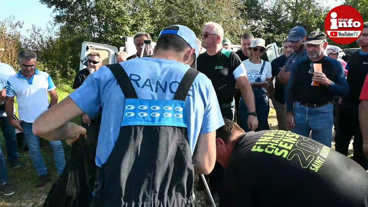 Fin de la dernière manche et pesée du secteur d’Alain Dewimille et Alexandre Caudin.