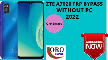 ZTE A7020 FRP BYPASS || ZTE A7S GOOGLE ACCOUNT REMOVE