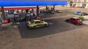 Nfs Unbound| 900 hp Evo IX Street racing| 9 player car meet