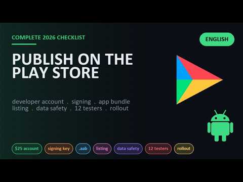 How to Publish an App on the Google Play Store (2026) - Full Step-by-Step Guide