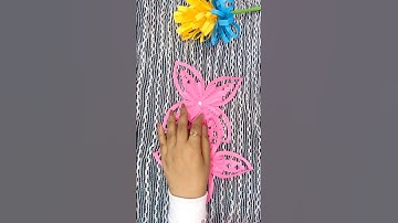 Very easy snow flakes ❄️❄️❄️ #shorts #diy #papercraft