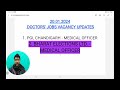 20.01.2024 | DOCTORS JOBS | MEDICAL OFFICER | MBBS | BHARAT ELECTIONS | BEL GHAZIABAD