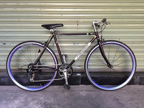 Xe đạp cuộc Miyata (purple) - YouTube