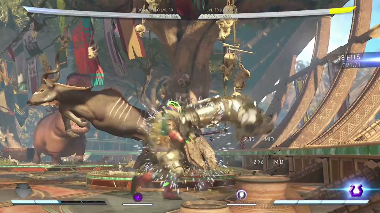 Injustice 2 | TMNT Donatello combo 3/4