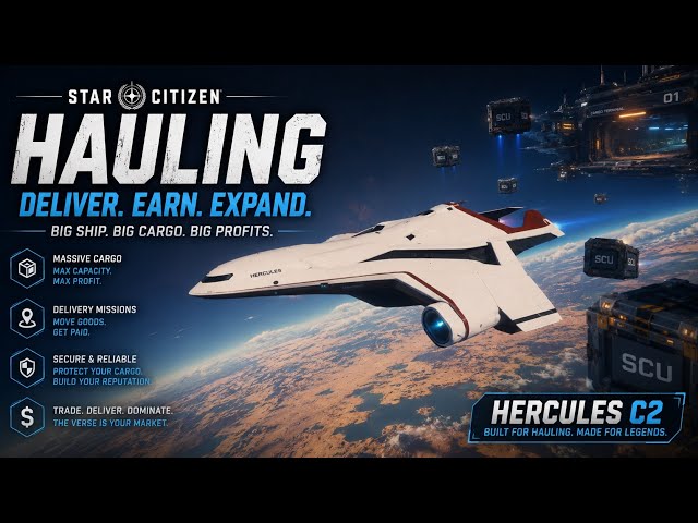 Star Citizen LIVE 4.8 Hauling contracts C2 Hercules - YouTube