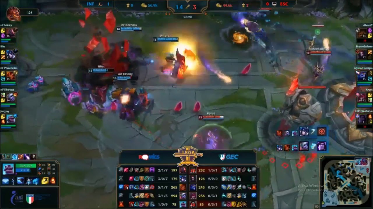 inFerno eSports - Prima vittoria in Lega Prima vs Electronic Sports Chaos!