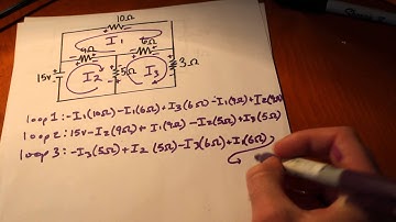 DC Mesh Analysis Example 2