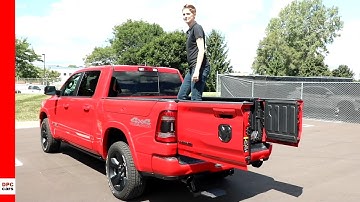 2021 Ram 1500 Multifunction Tailgate with Mopar Bed Step Demonstration