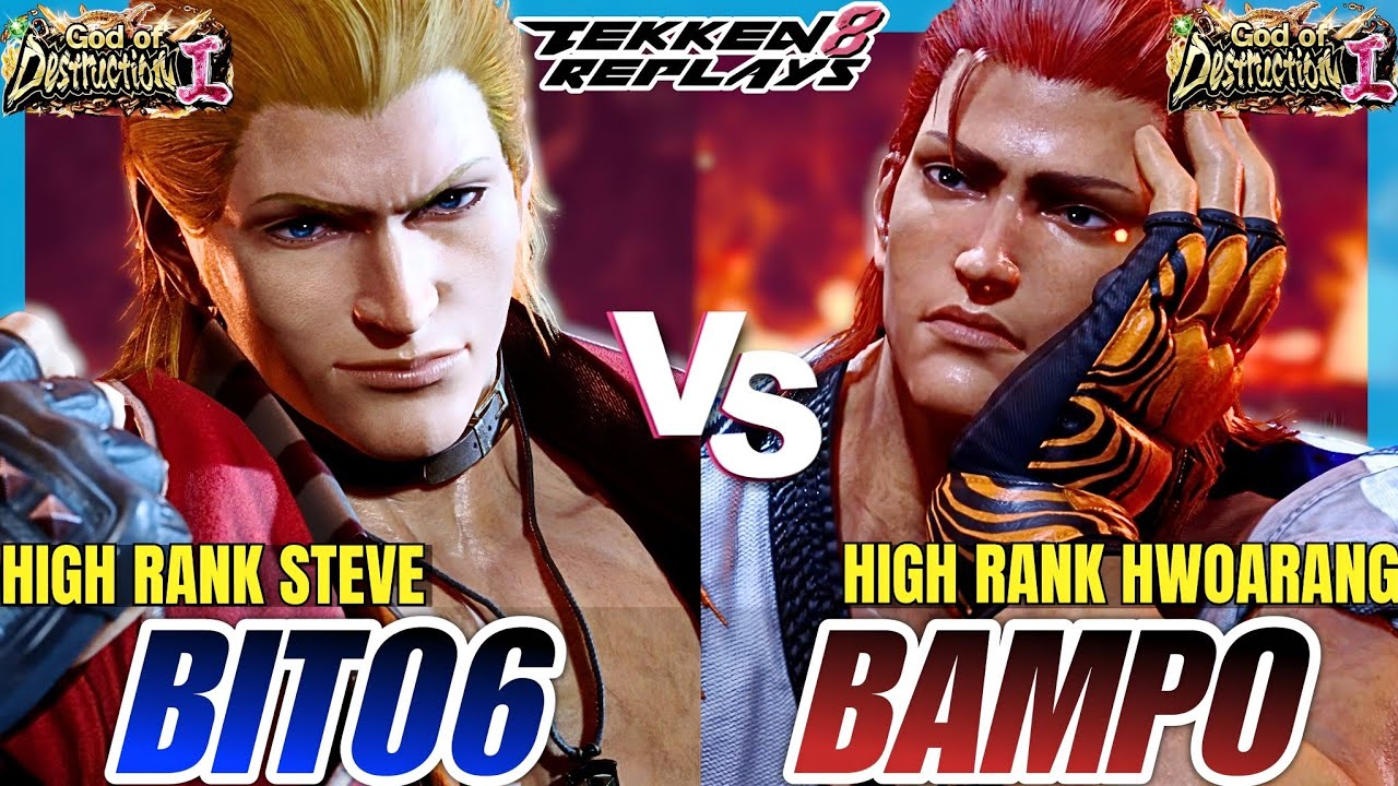 Tekken 8 - Dal Bit06 (Steve) vs Bampo (Hwoarang) - Epic Ranked Match