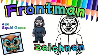 Wie malt man den Frontman aus Squid Game ❄️ einfach zeichnen für Kinder screenshot 5