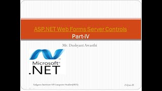 ASP NET Web Forms Server Controls part  IV