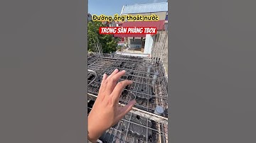 Cách đi đường ống thoát nước cho sàn phẳng sàn hộp không dầm Uboot Nevo Tbox  #sànphẳng #sanhopnhua