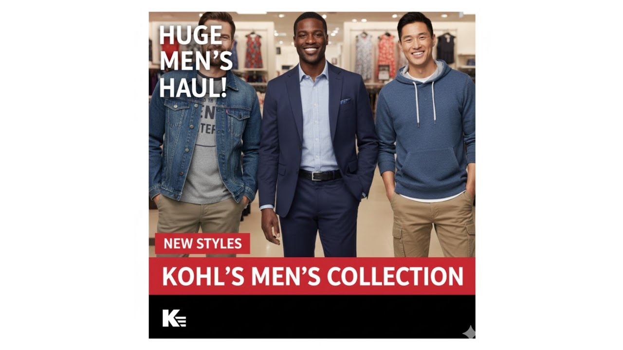 Kohl's 059 Kohl's Men's Try-On Haul Fall 2025 @allinall-arun - YouTube