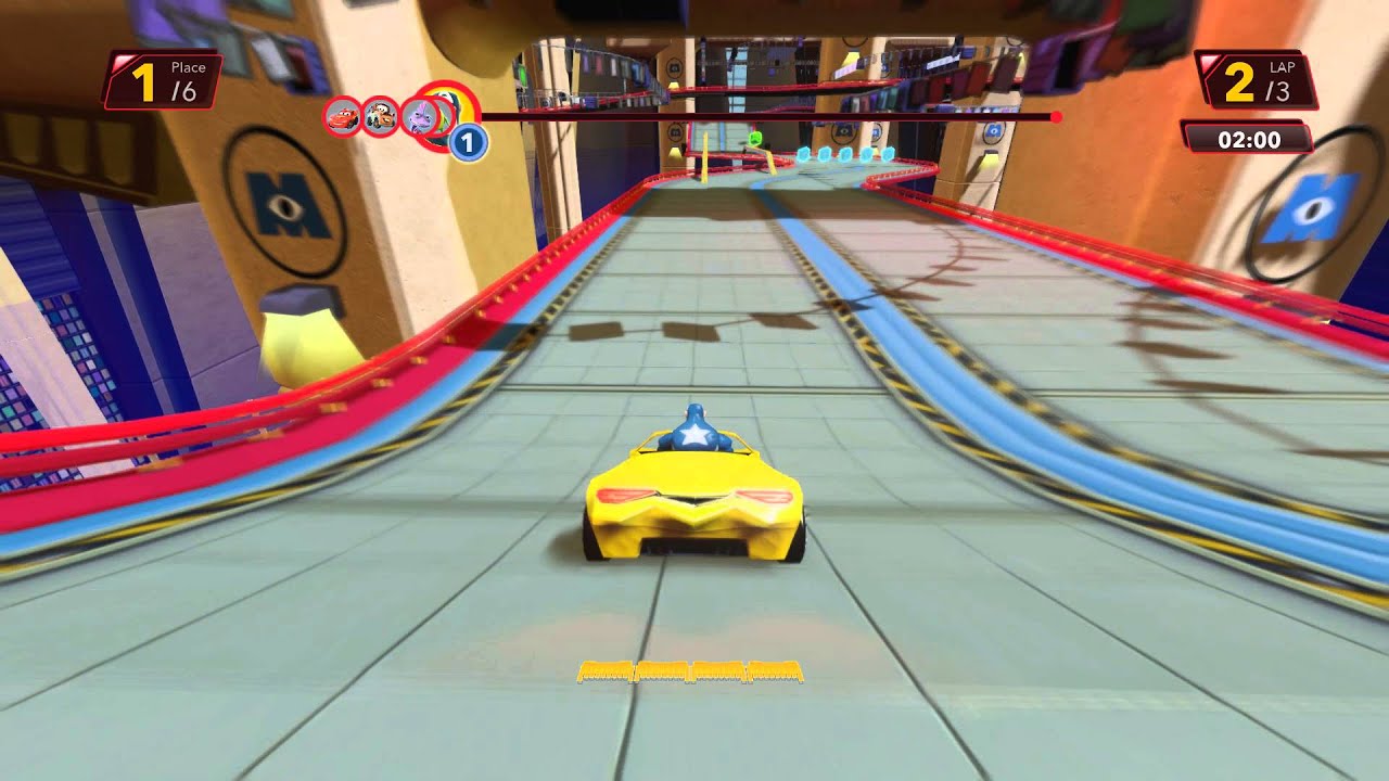 Captain America Drives Game Tony Starks Car and Having a Race