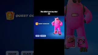 Yeddy is a free skin🙈 #fortnite #fortniteduo #fortniteclips #fortnitegift #fortniteshorts