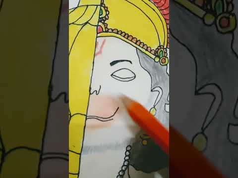 drawing of hanuman happy hanuman jayanti #lordhanuman #viral #shorts #jaishreeram