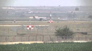 Aircraft activty in Turkey's Incirlik 10th tanker base command