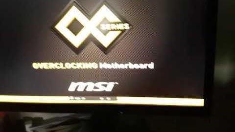 MSI error code on x99s xpower ac