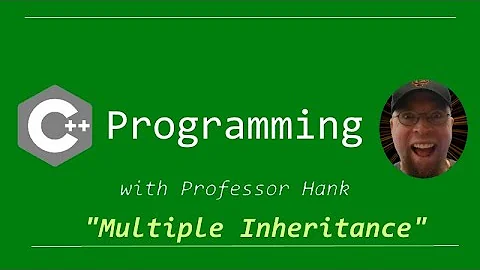 C++ Tutorial:  Multiple Inheritance // Giving your classes multiple parents