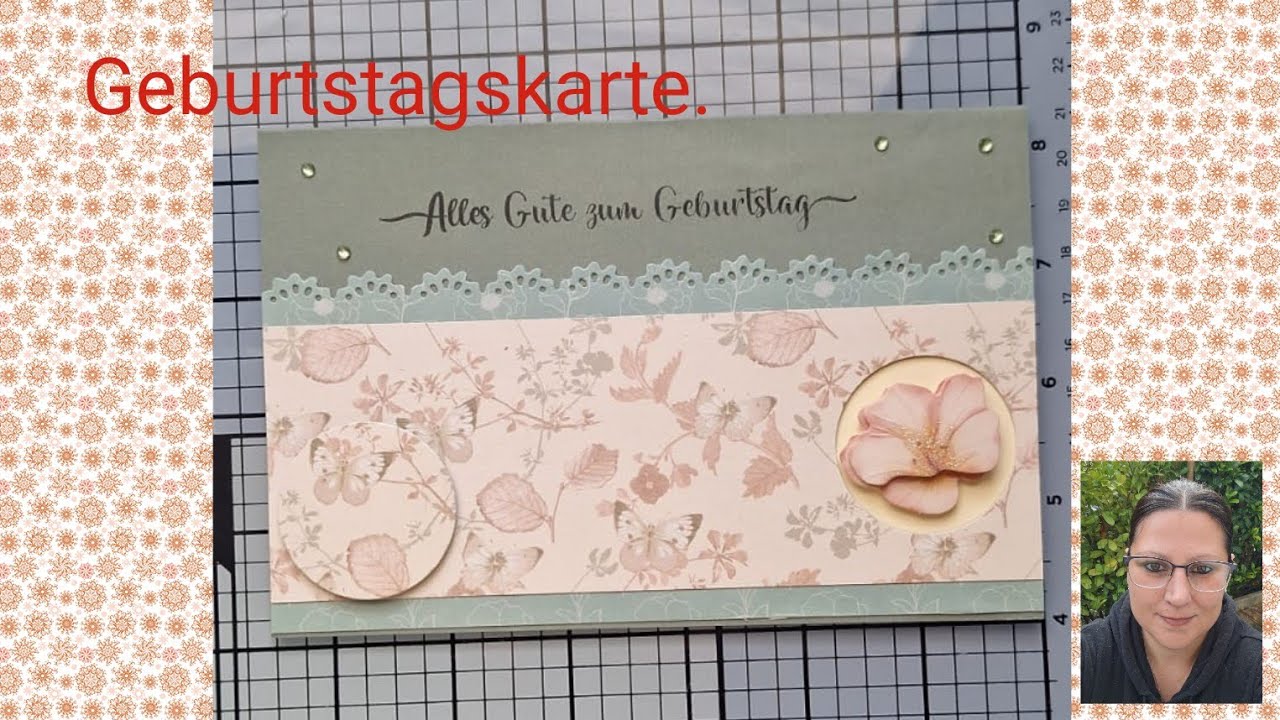 Eine tolle und schnelle Geburtstagskarte.Materialien von Action und tedi 