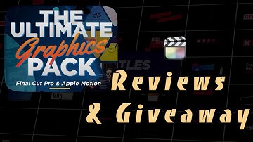 The Ultimate Graphics Pack  Final Cut Pro X Plugins Giveaway + Review & Tutorial