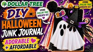 🎃 Dollar Tree DIY Halloween Junk Journal Cover! 👻 | You Won’t Believe What I Used! screenshot 2