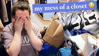 organizing my closet & decluttering 30 more items!  spring cleaning series: part two