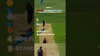 TOP 5 Caught &amp; Bowled 😳🔥 Reflex Level 100 Part-1 #shorts